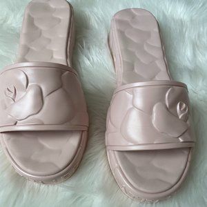 Valentino Garavani Platform Sculpted Poolside Mules Rose Atelier Shoes Sandal